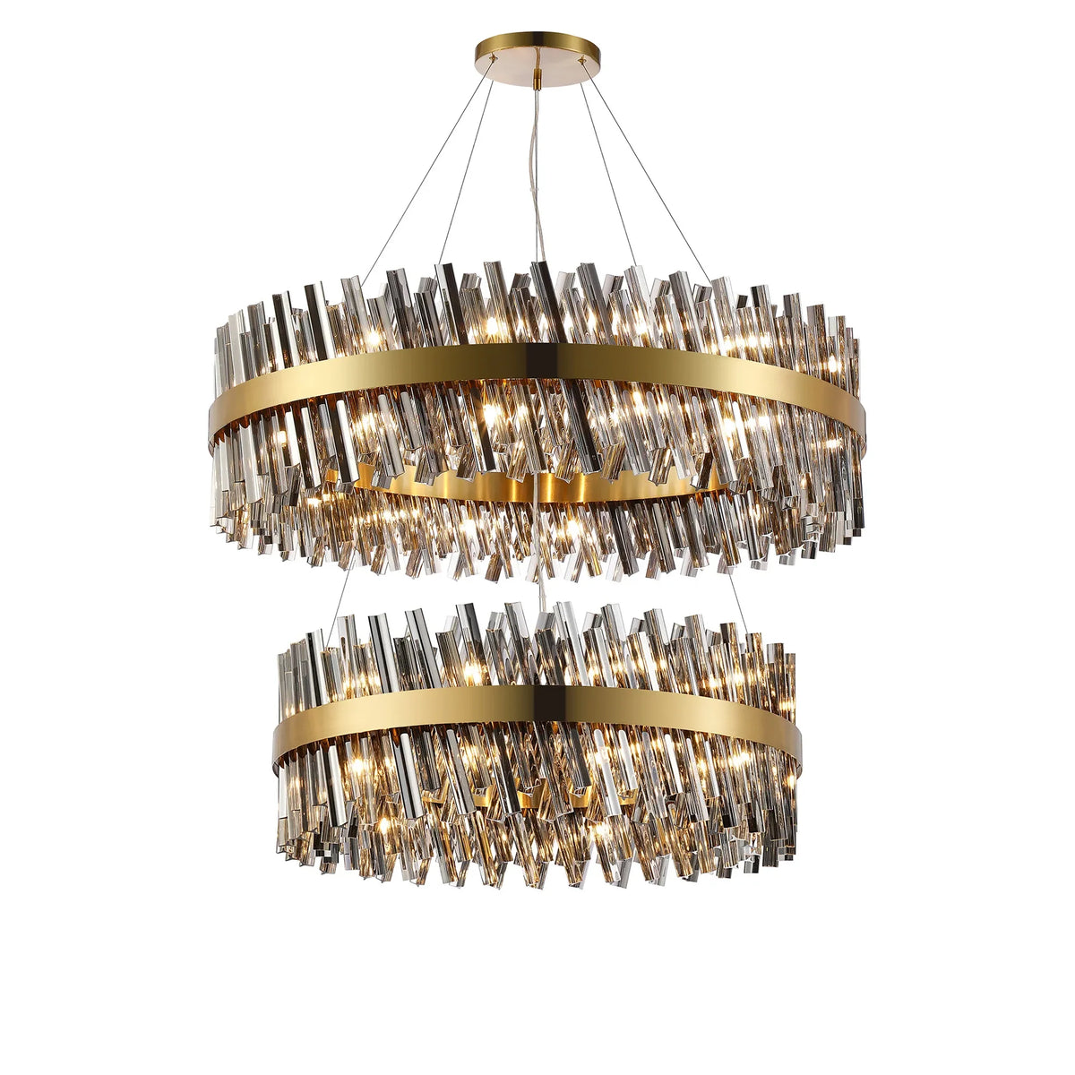 Bond Street 2 Tier Chandelier 80 + 100cm