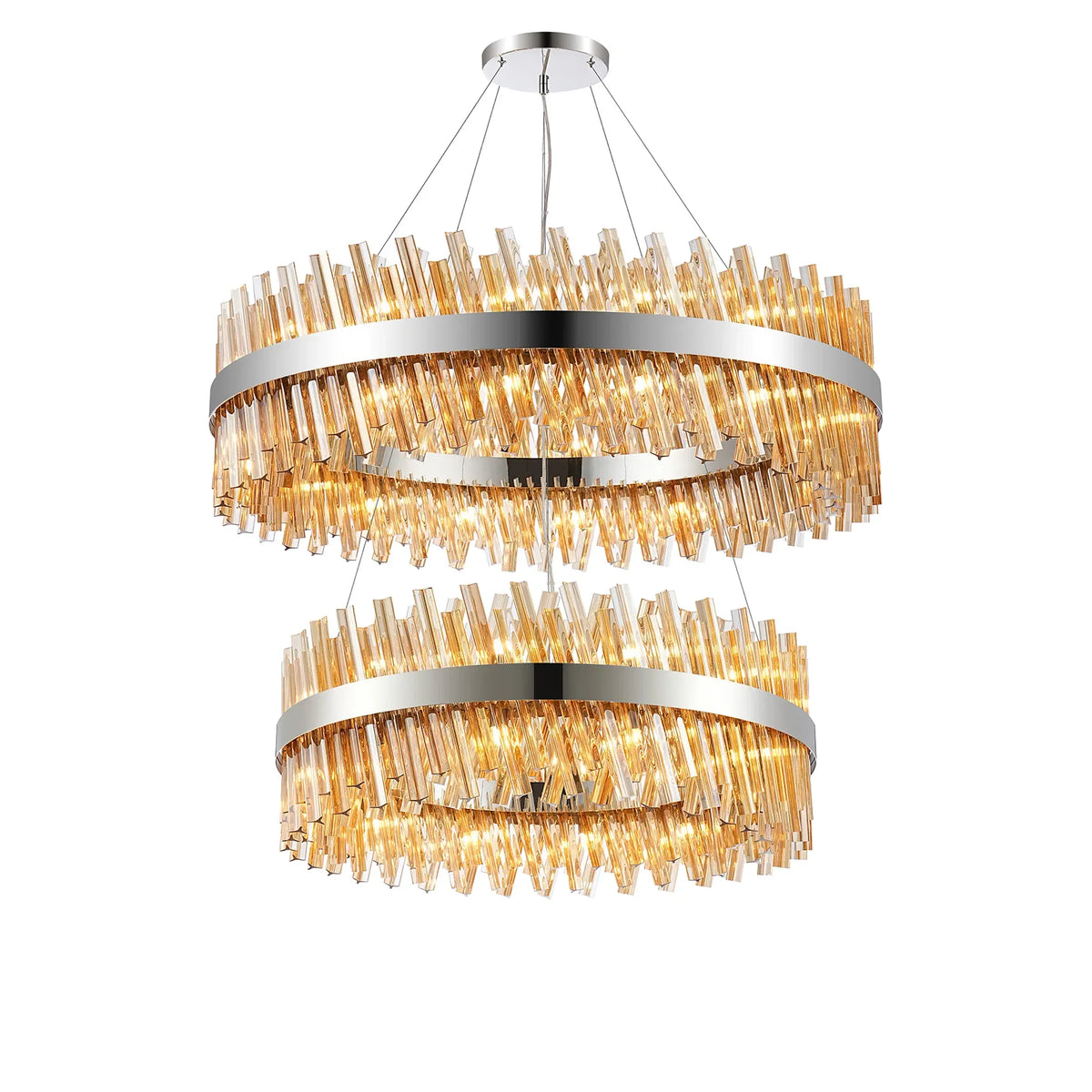 Bond Street 2 Tier Chandelier 80 + 100cm