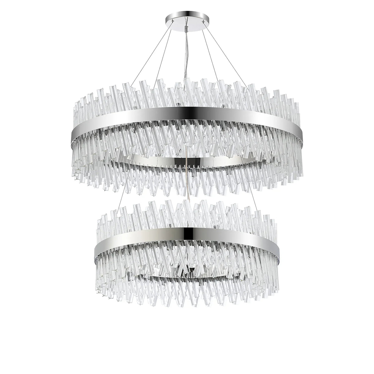 Bond Street 2 Tier Chandelier 80 + 100cm