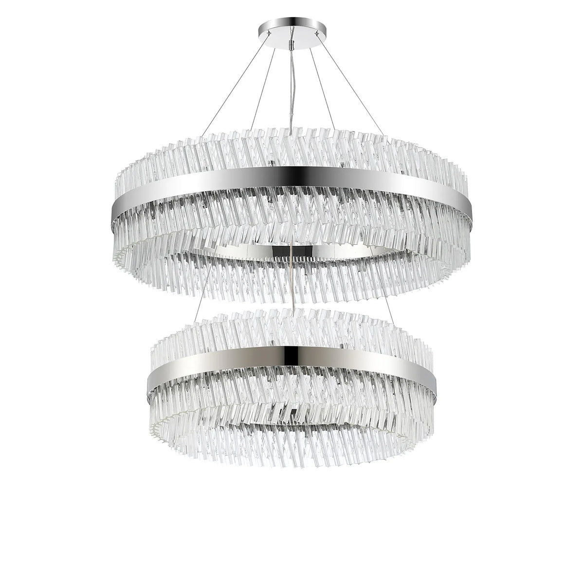 Bond Street 2 Tier Chandelier 80 + 100cm