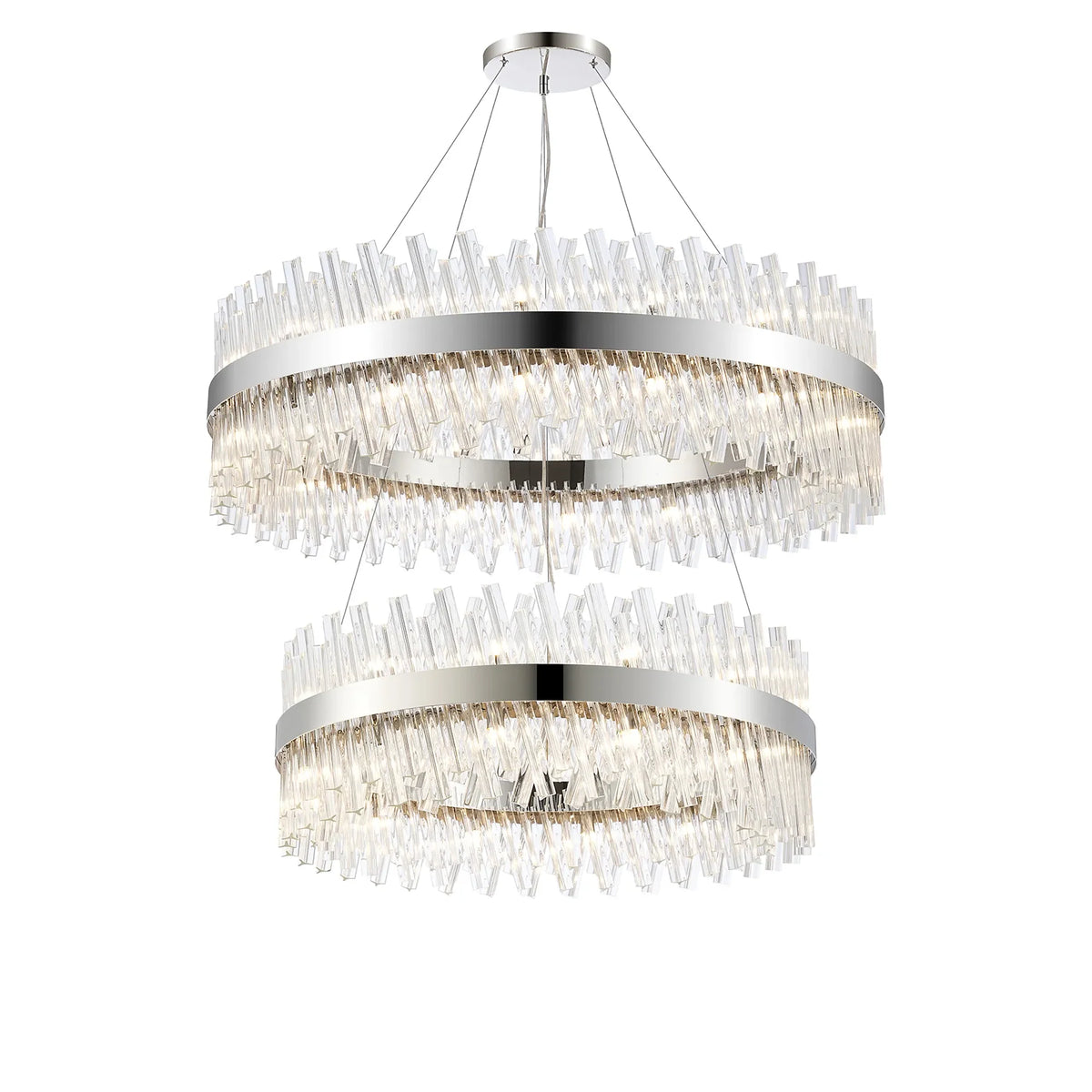 Bond Street 2 Tier Chandelier 80 + 100cm