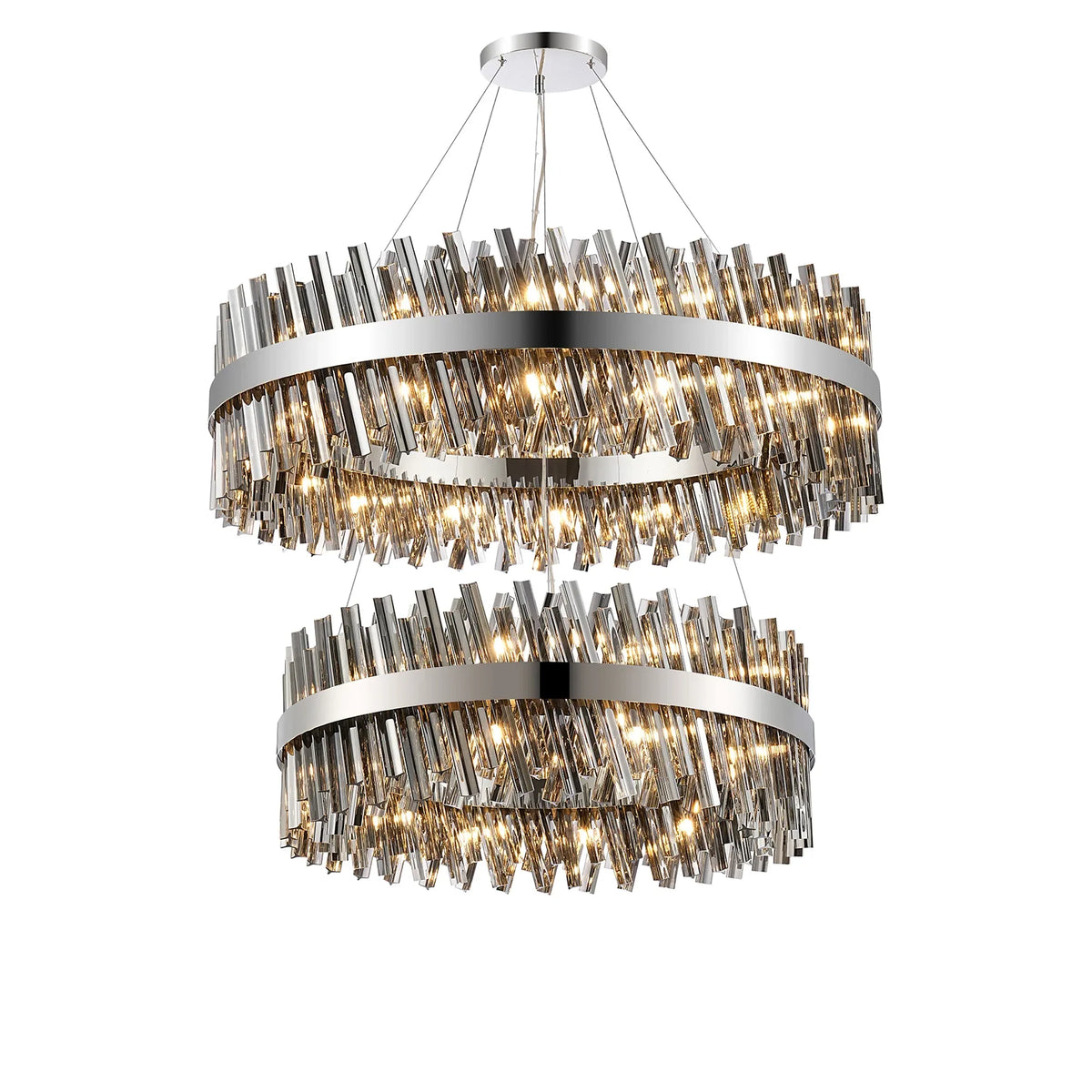 Bond Street 2 Tier Chandelier 80 + 100cm