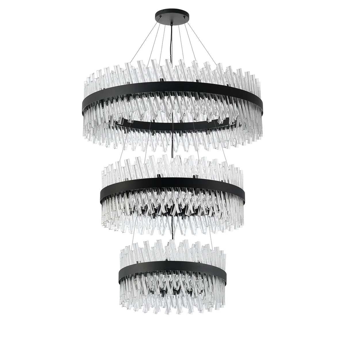Bond Street 3 Tier Chandelier 60 + 80 + 100cm