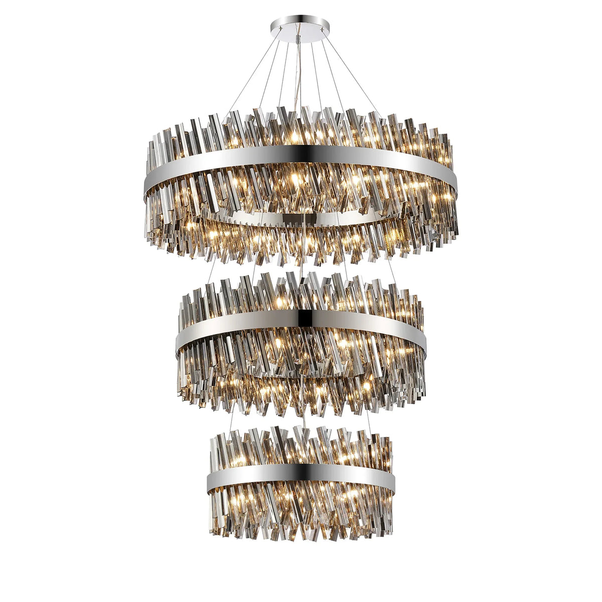 Bond Street 3 Tier Chandelier 60 + 80 + 100cm