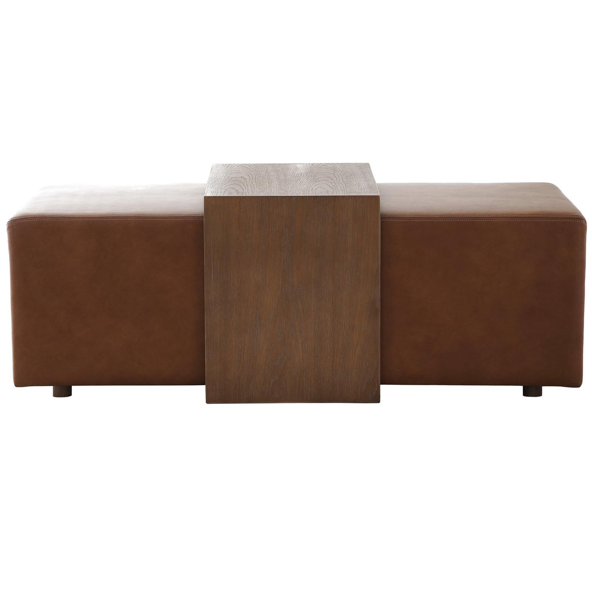 Pavia Leather Ottoman