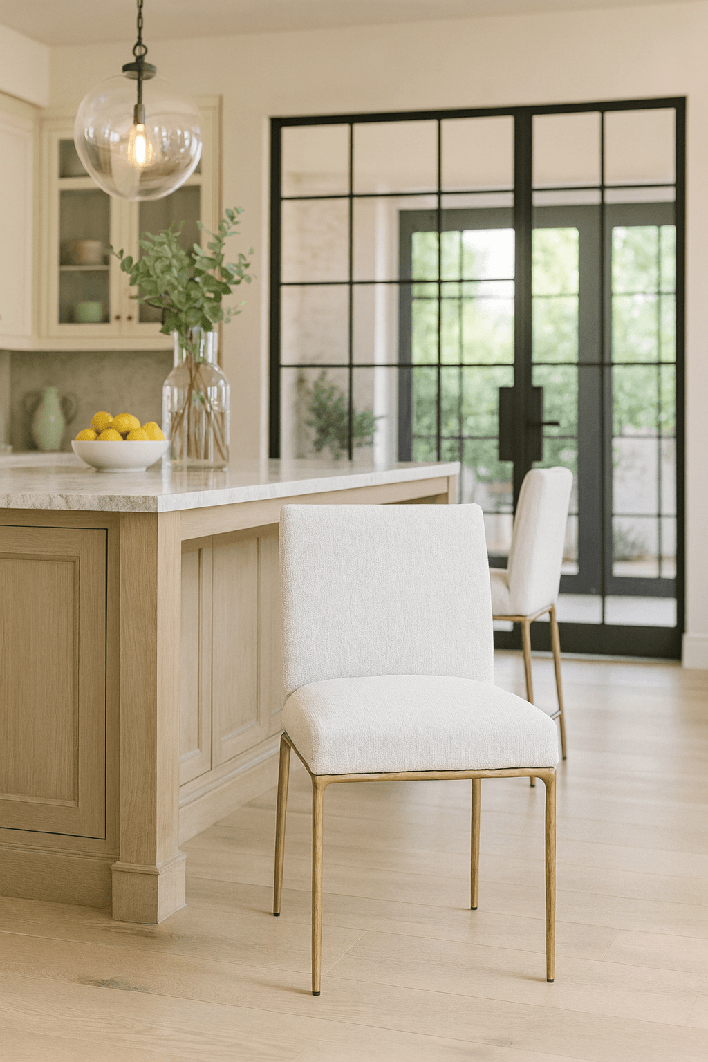 Bergamo Aged Brass Dining Chair