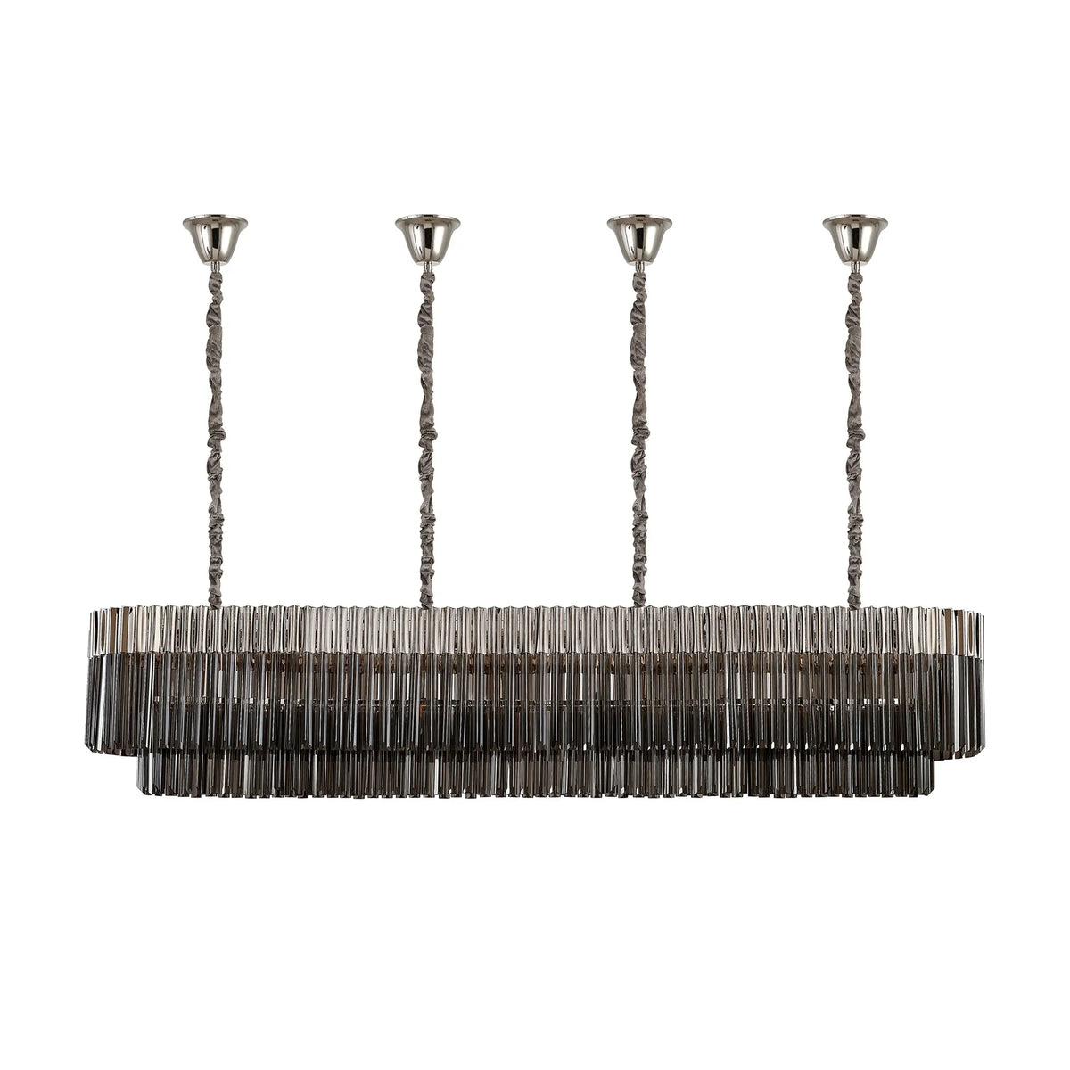 Chelsea 200cm Linear Chandelier with Ceiling Cups