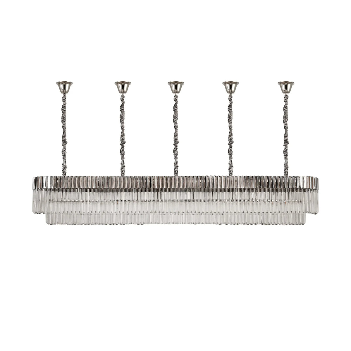 Chelsea 250cm Linear Chandelier with Ceiling Cups