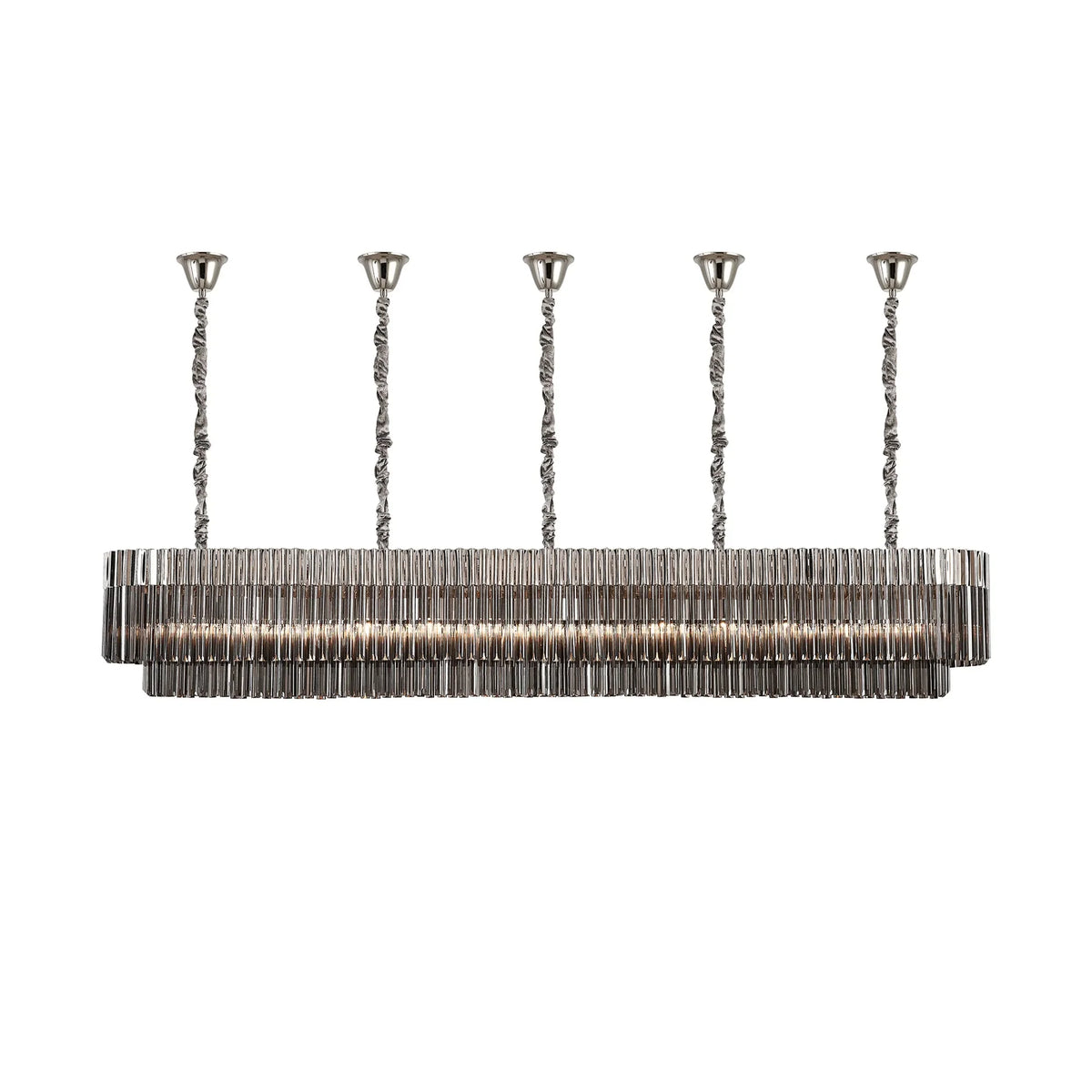Chelsea 250cm Linear Chandelier with Ceiling Cups
