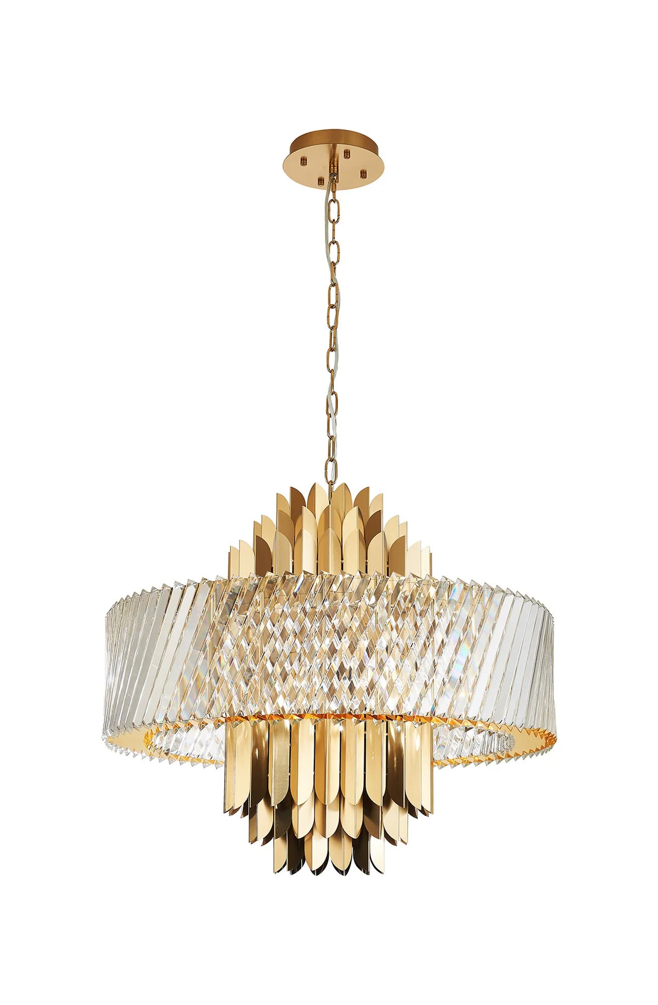 Elaris Brass Chandelier