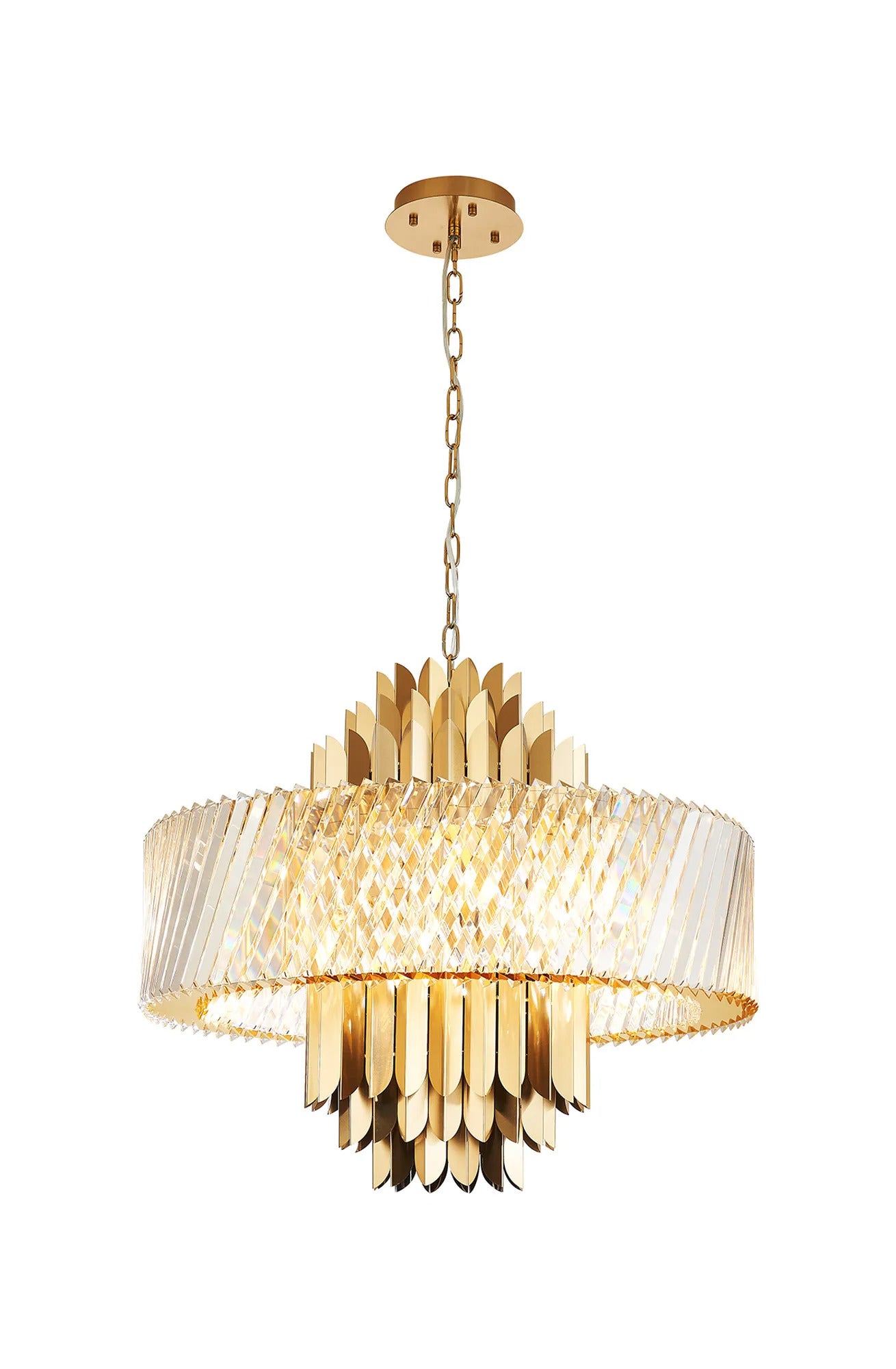 Elaris Brass Chandelier