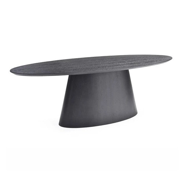 Tavamo Dining Table - Oval - Black Oak