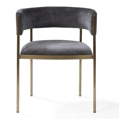 Envie II Dining Chair - Set of 2 - Giselle Dark Charcoal