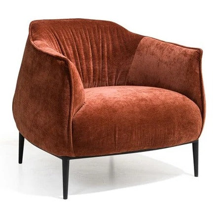 Tyrone Lounge Chair - Rust