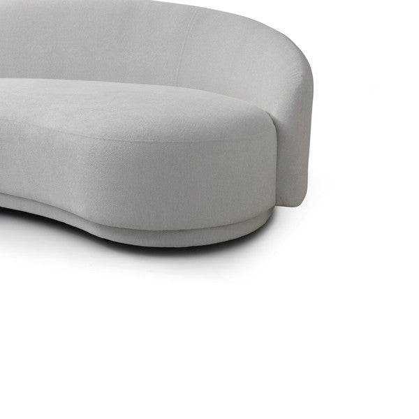 Cove 4-Seater Sofa - Avery Velour Cream