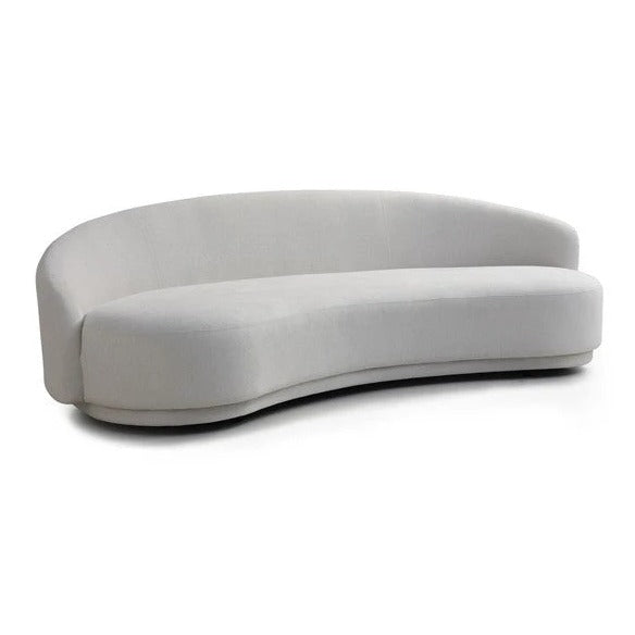Cove 4-Seater Sofa - Avery Velour Cream