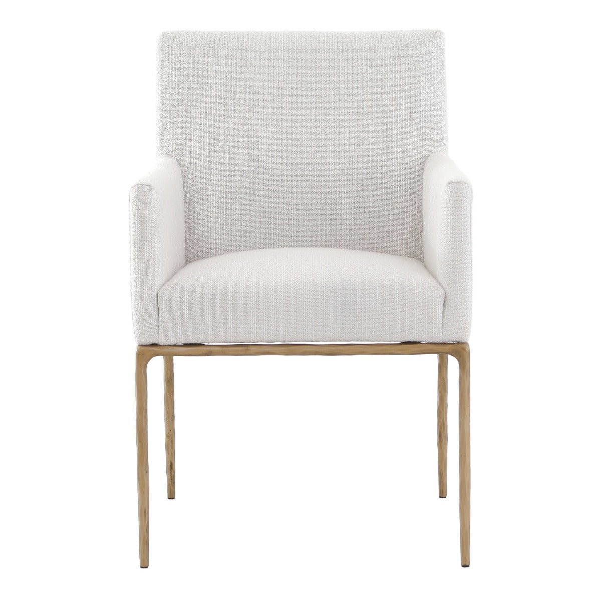 Bergamo Aged Brass Dining Arm Chair
