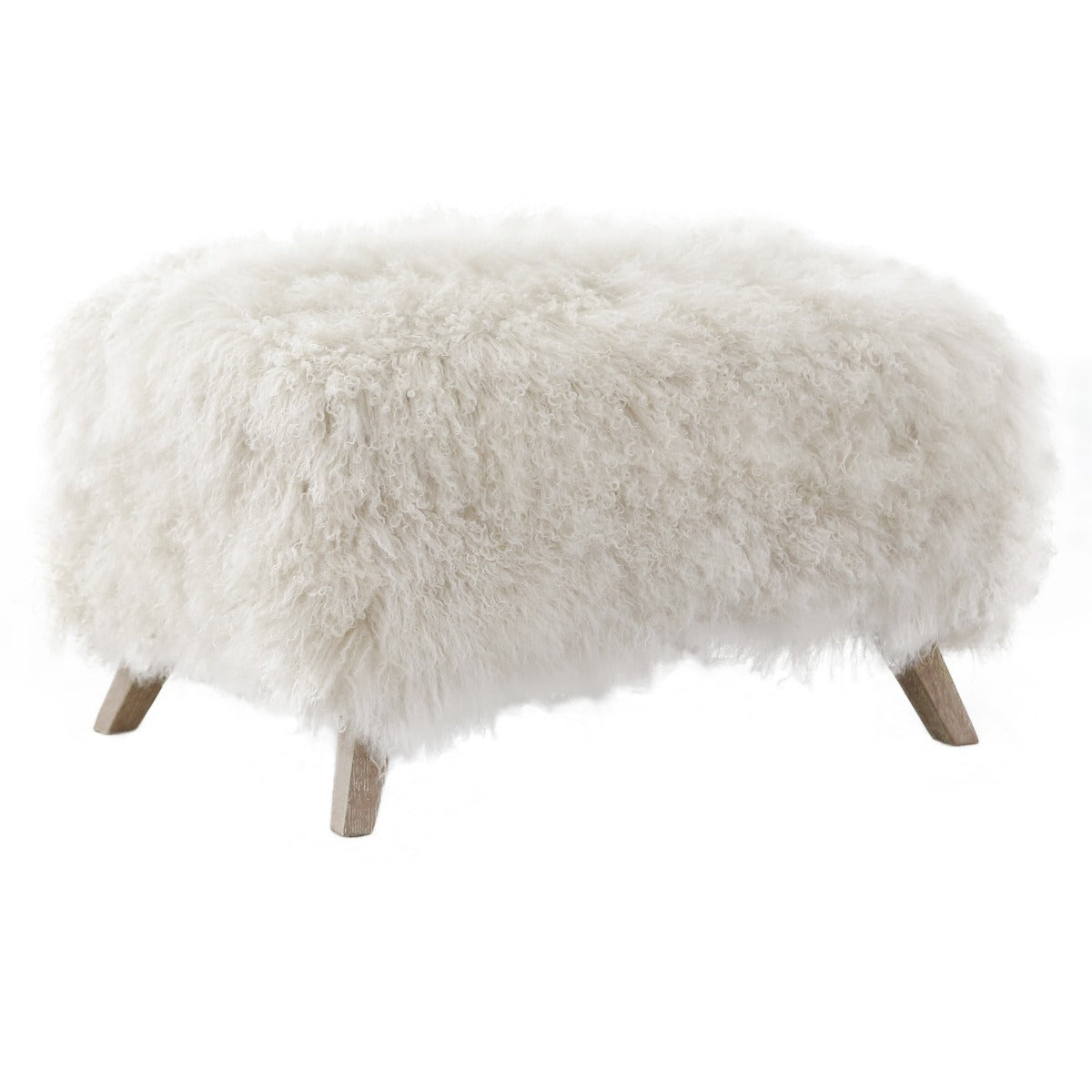 Lucca Real Sheepskin Ottoman