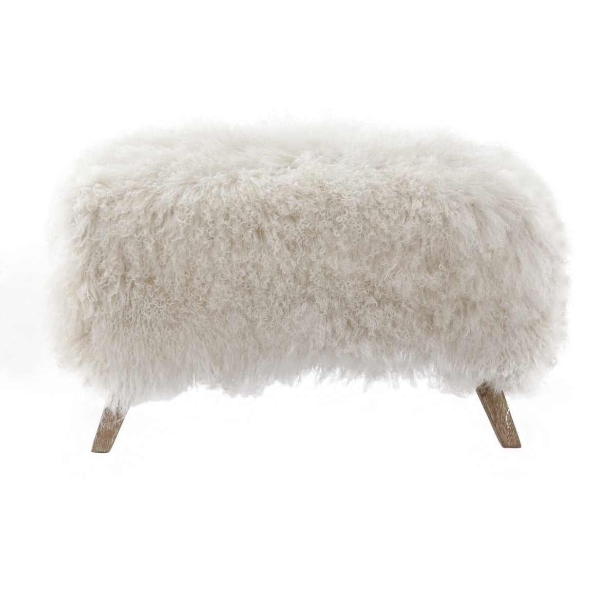 Lucca Real Sheepskin Ottoman