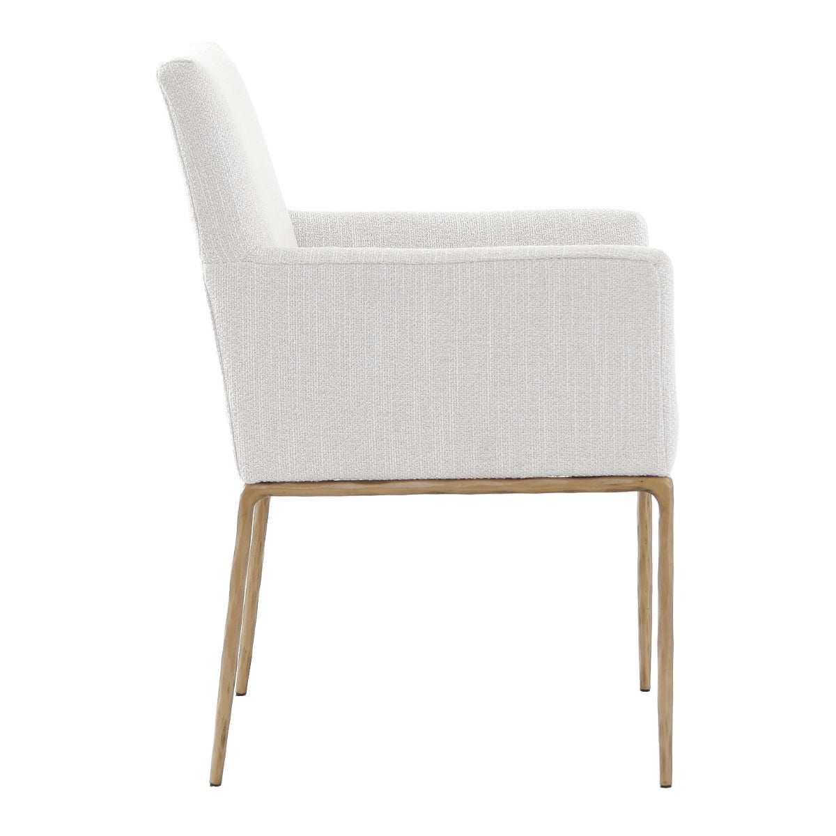 Bergamo Aged Brass Dining Arm Chair