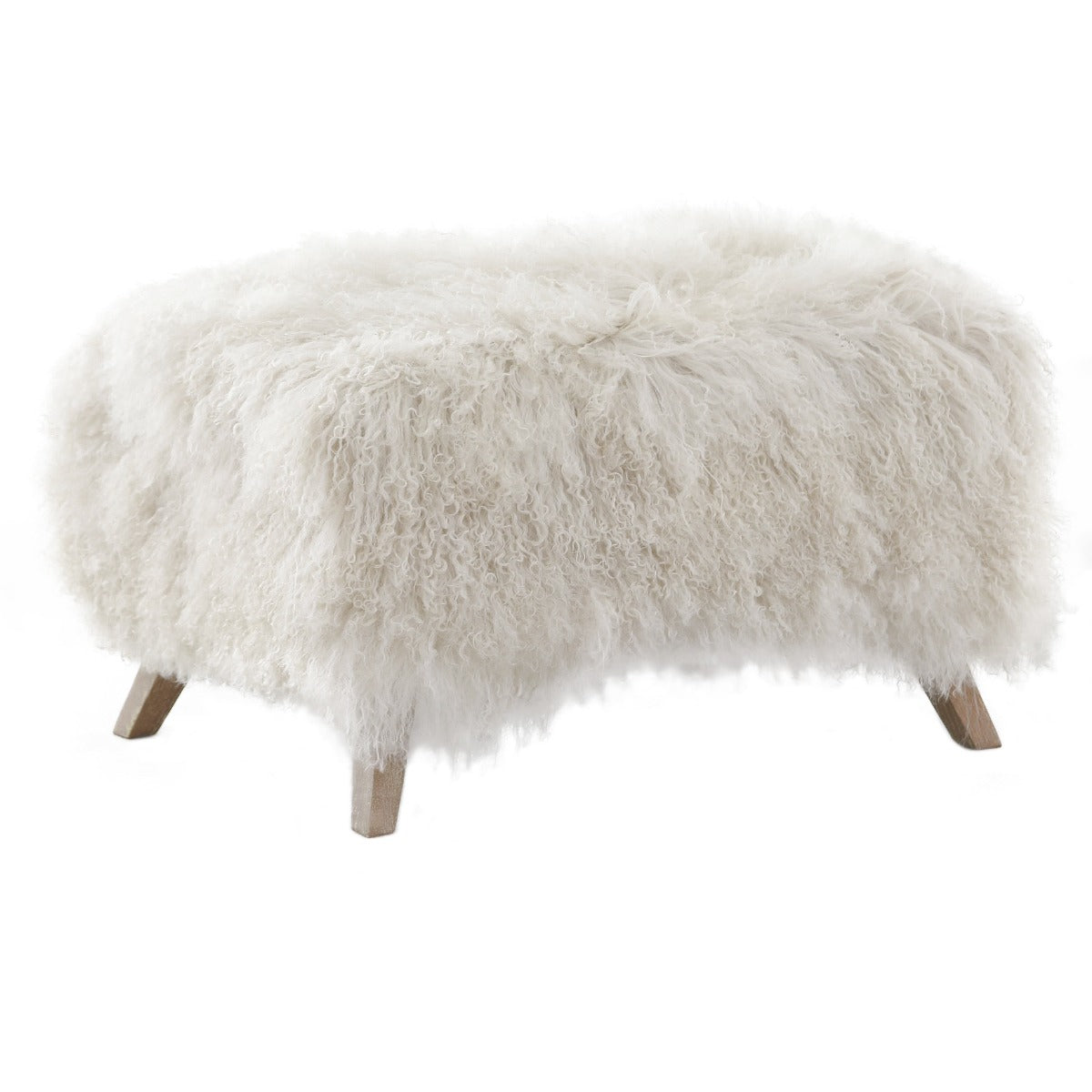 Lucca Real Sheepskin Ottoman