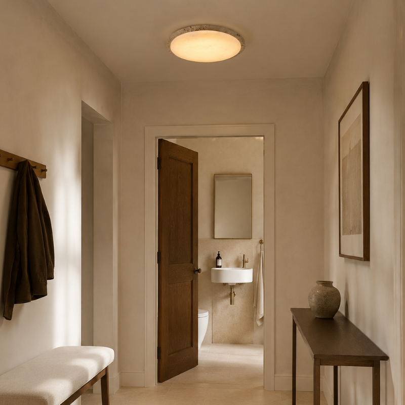 Tivoli Alabaster Ceiling Light