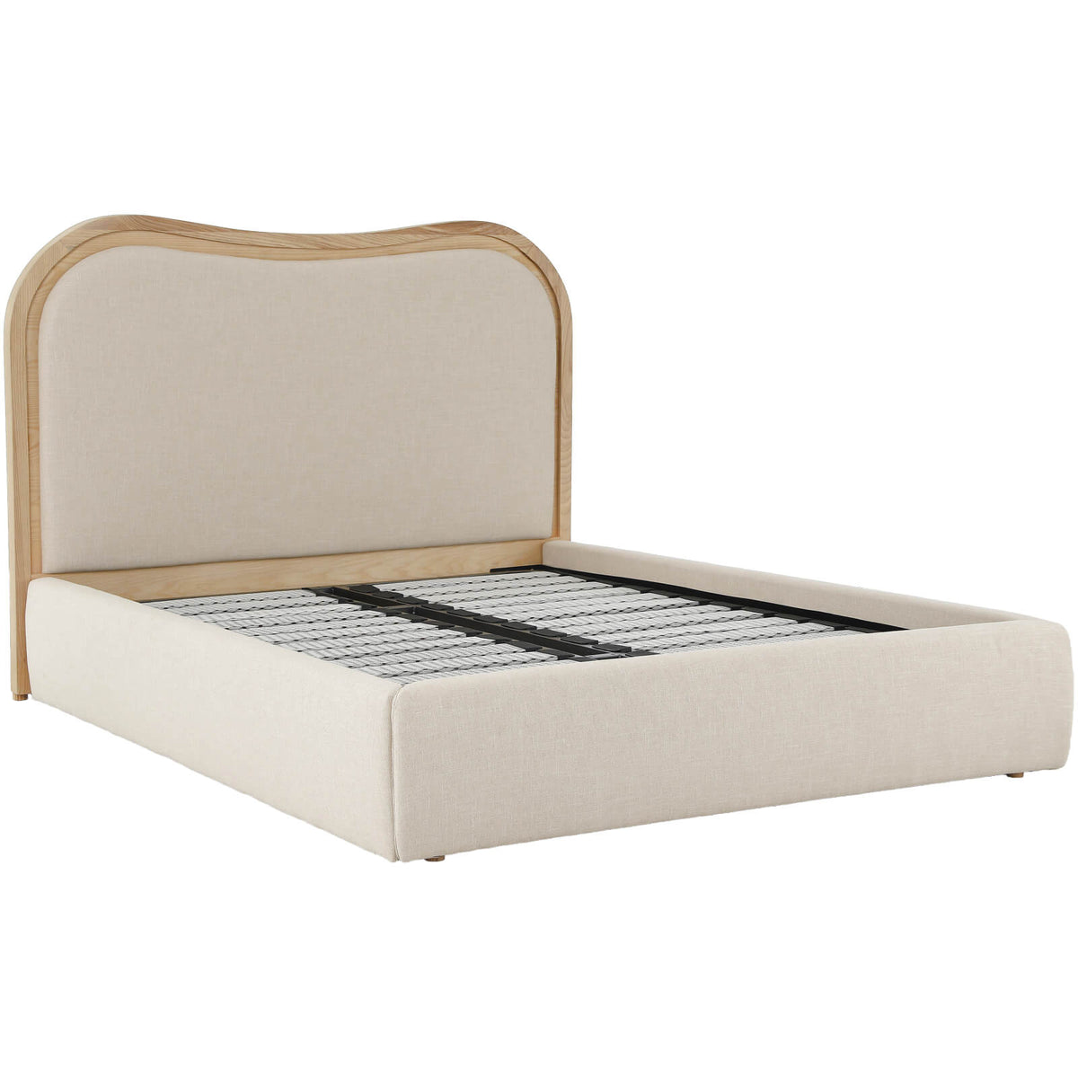 Stella Curved Upholstered Bed King Size
