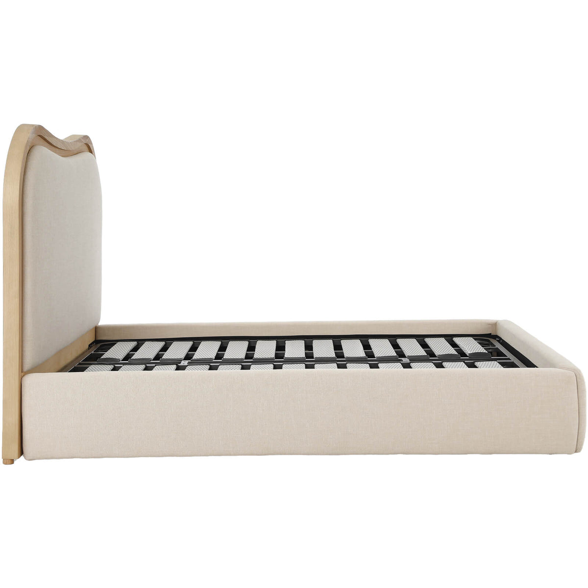 Stella Curved Upholstered Bed King Size