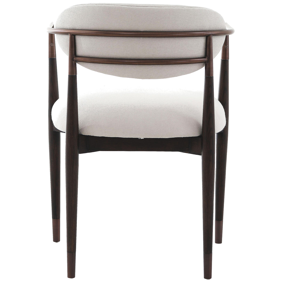 Burford Walnut & Bronze Dining Chair