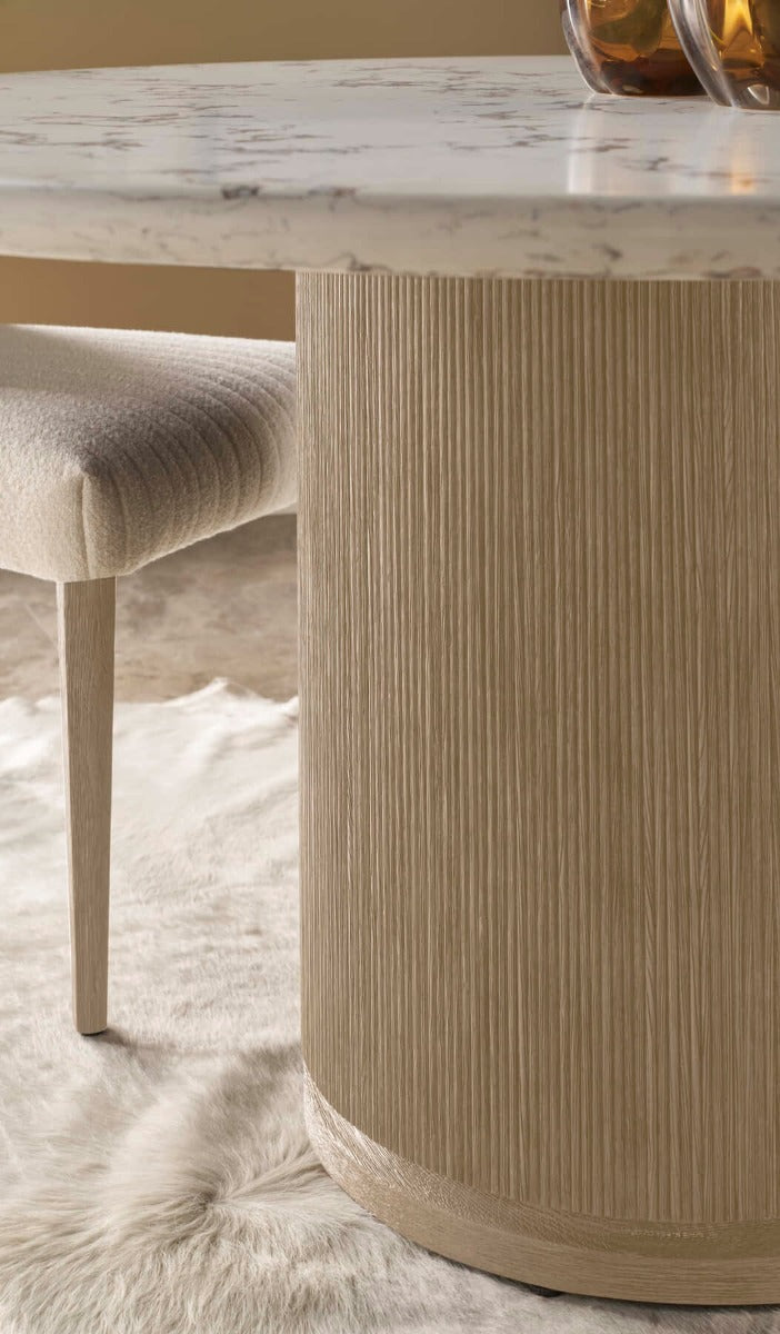 Verona Quartz Round Dining Table