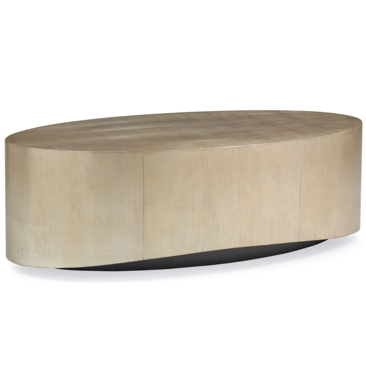 Capri Oval Gold Leaf Coffee Table