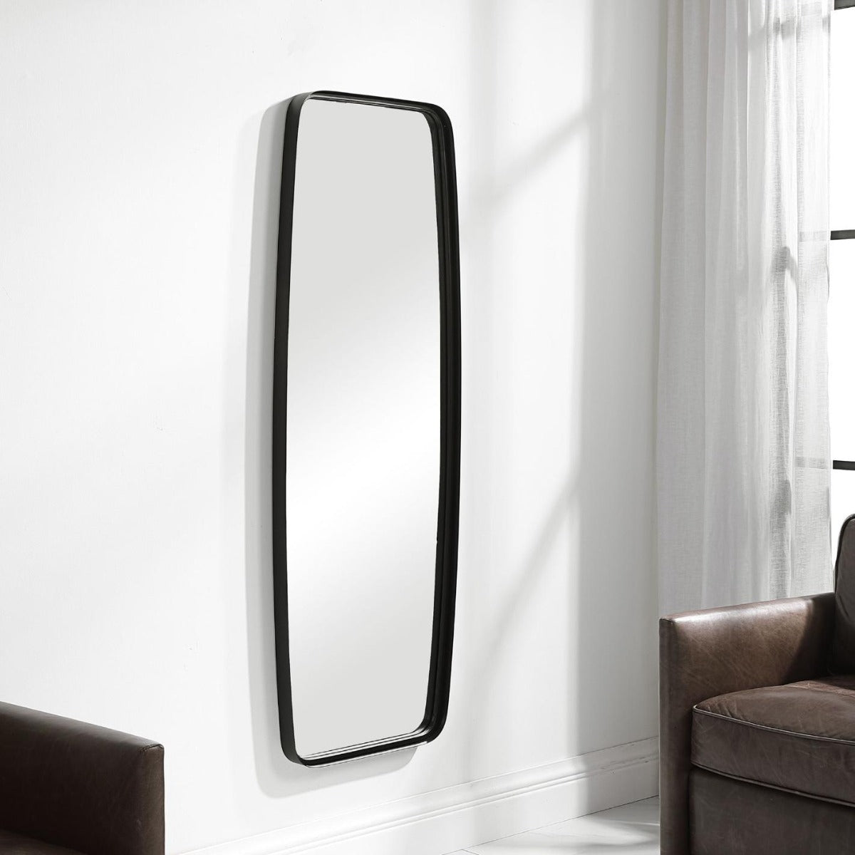 Albisola Tall Mirror Black