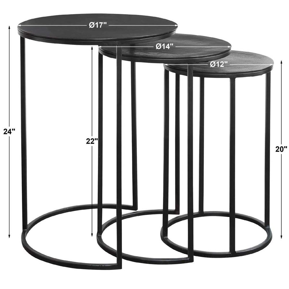 Erice Set of Round Nesting Tables
