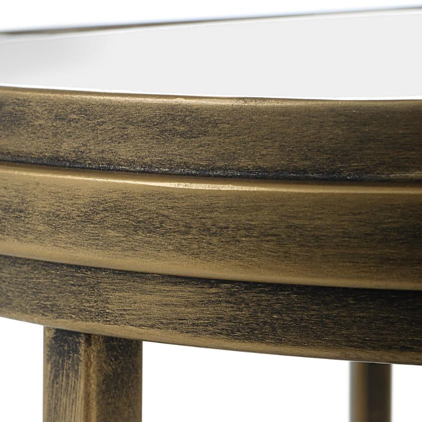 Gaeta Nesting Side Tables Brushed Gold
