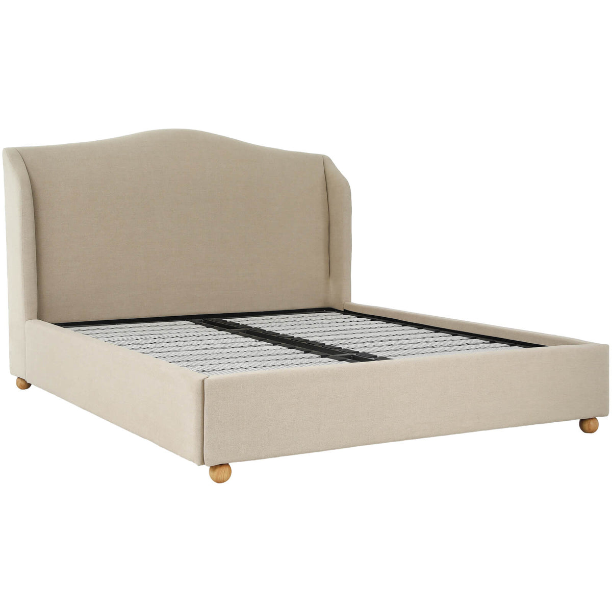 Cervia Winged Upholstered Bed King Size
