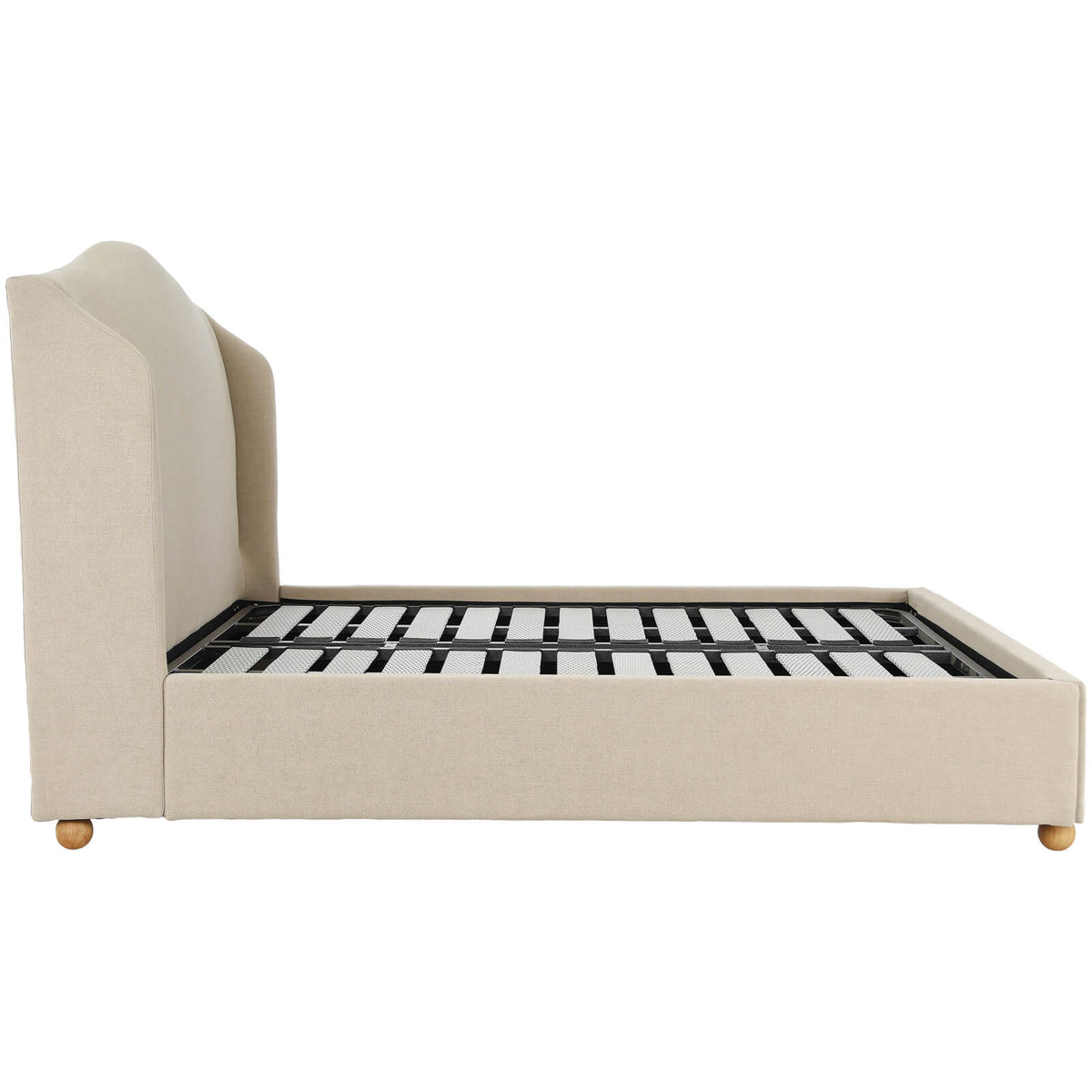 Cervia Winged Upholstered Bed King Size