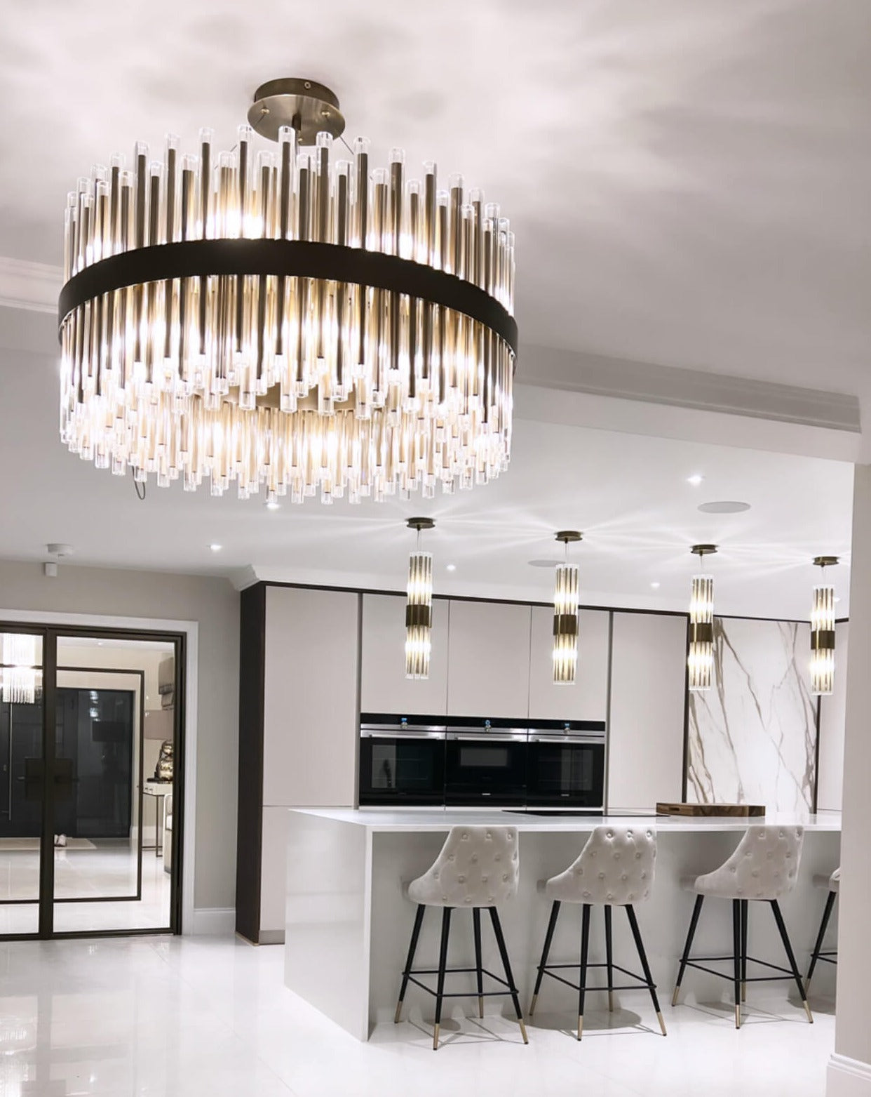 Luxury Antique Brass Pendant