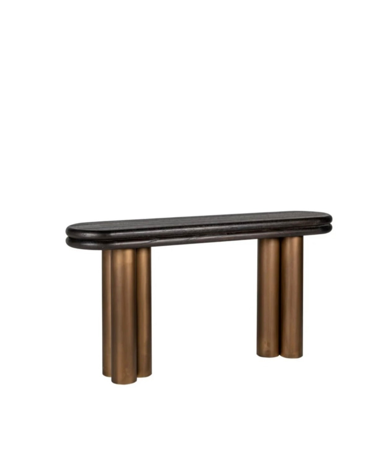 Black Rustic Console Table