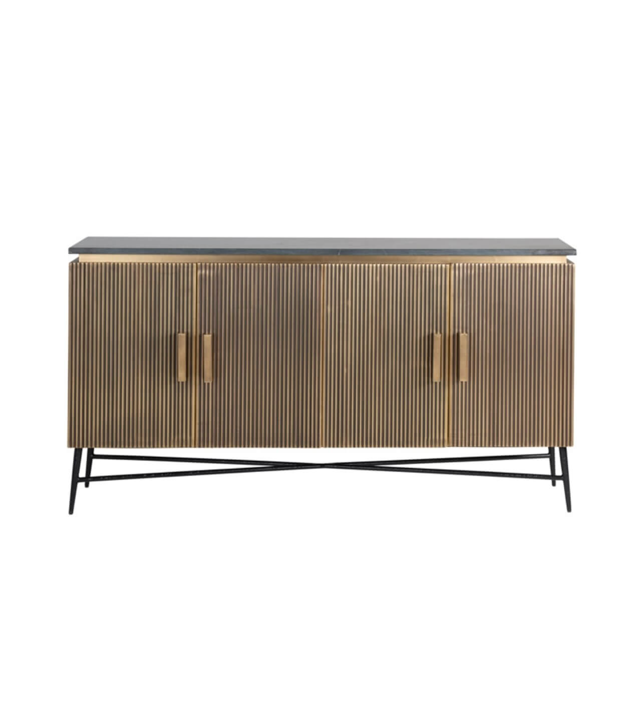 Brass Plated Colosseum Sideboard