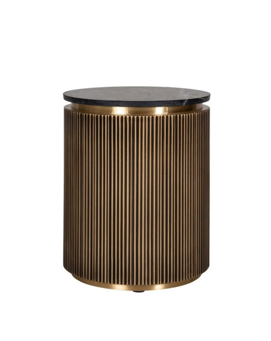 Brass Plated Colosseum Side Table