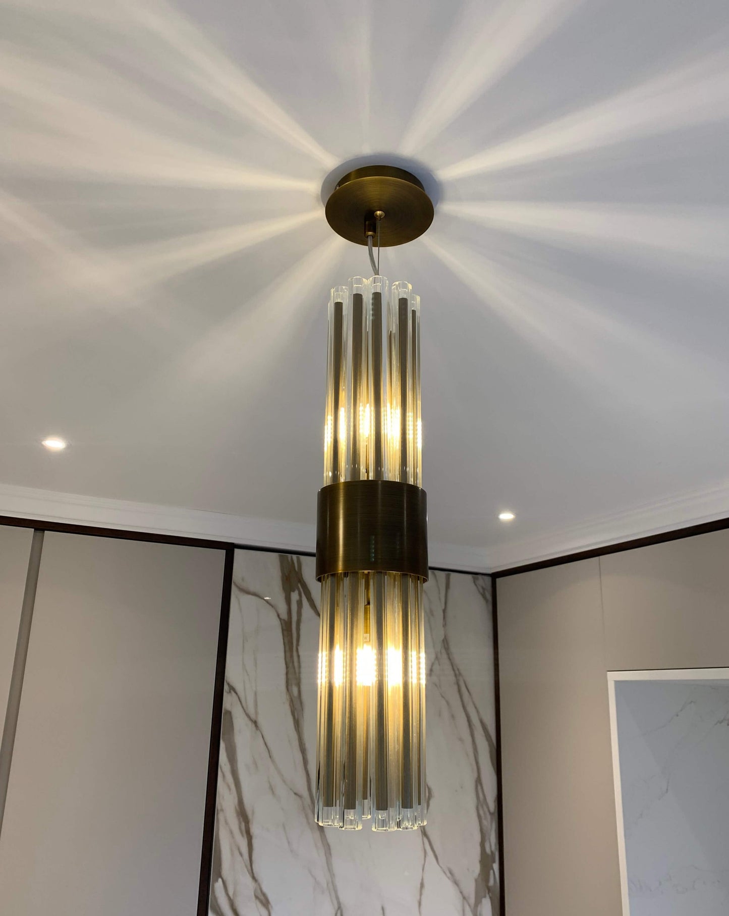 Luxury Antique Brass Pendant