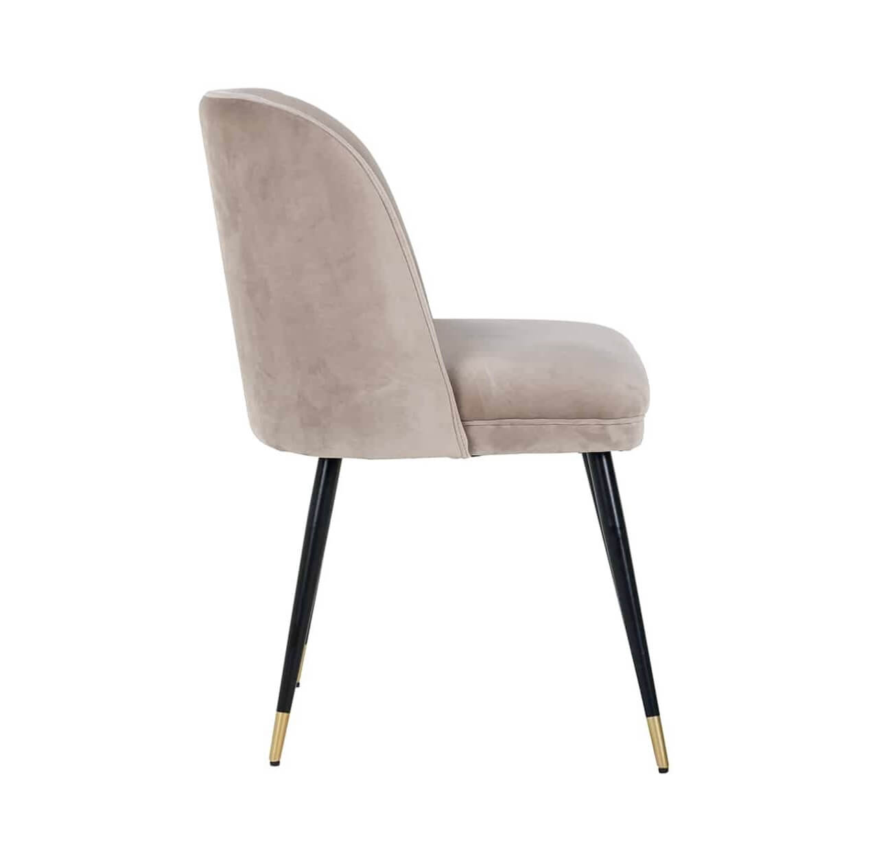 Luxury Mink velvet Dining Chair